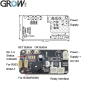 GROW KS220-S+R503 DC12V Fingerprint Control Board 2 Relays Admin/User Funtion Self-locking/Jog/Ignition Mode
