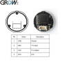 GROW GM60-S Ring Indicator Light Can Controlled Small Round UART Interface 1D/2D Bar Code QR Code Barcode Reader Module