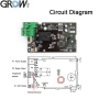 GROW KL216+R502-A DC10-30V Relay Output Remote Control Fingerprint Access Control Board With Jog Mode/Ignition Mode/Self-locking