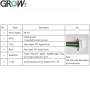 GROW R503-5V Waterproof RGB Indicator LED DC5V Round Capacitive Fingerprint Module Reader 200 Capacity For Windons Linux Arduino