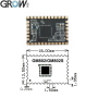 GROW GM802-L 1D/2D QR Bar Code Reader RS232/USB DC3.3V Barcode Scanner Reader Module For Android Arduino 7-50cm Read Distance