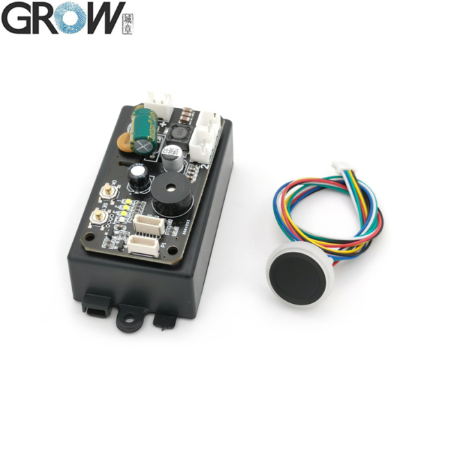 GROW KS220-L+R558-S DC30-75V Two Relays Fingerprint Access Control Board With Self-locking/Ignition/Jog Mode With Admin/User