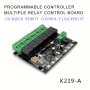 GROW K219-A+R502-A Programmable Multiple Relay Fingerprint Infrared Remote Controller Control Board