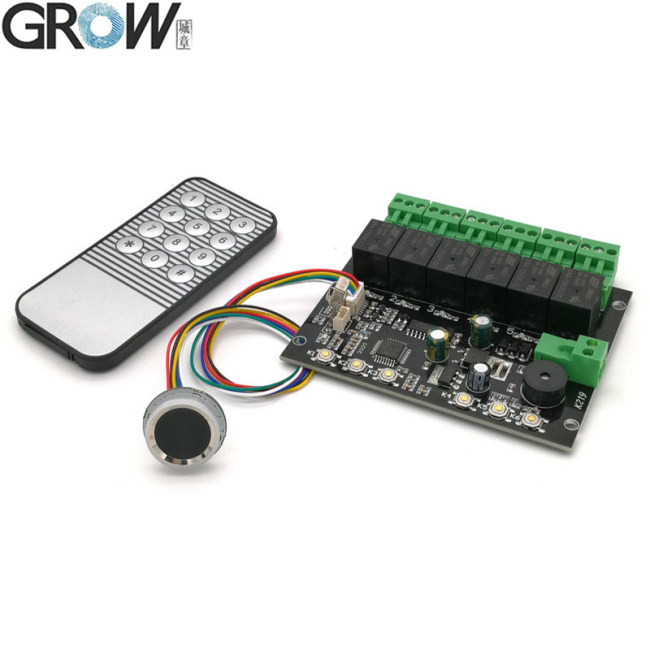 GROW K219-A+R502-A Programmable Multiple Relay Fingerprint Infrared Remote Controller Control Board