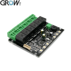 GROW K219-B+G16 DC12V Admin/User Password Fingerprint Control Board With 6 Relays For Door Access Control System
