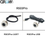 GROW R503Pro 1500 Capacity UART/USB Round RGB LED Control DC3.3V SH1.0-6pin Capacitive Fingerprint Module Sensor Scanner