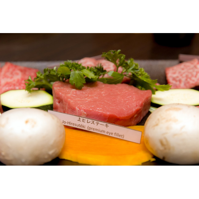 Large Plate (大) gyutan,karubi,harami,misuji&hire,Wagyu beef listed above has marble score 8-9+-