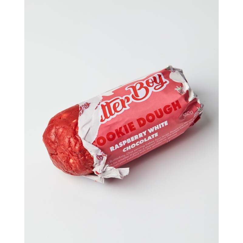Raspberry White Chocolate Cookie Dough by Butter Boy - 550g