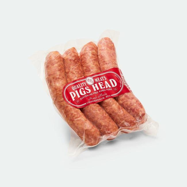 Pig's Head Sausage Free Range LP's Quality Meats 560 g