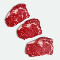 Beef Scotch Fillet Steak Marbling Score 1-2 Superior Angus O'Connor - 3 Pack