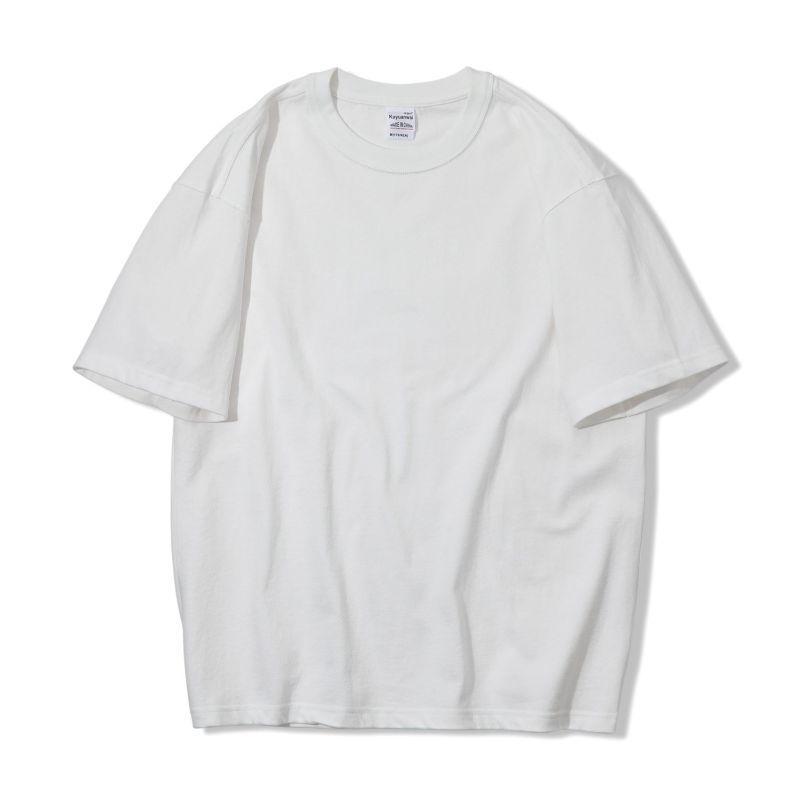 100% Cotton 300g Summer Casual Plain Plus Size Men T Shirt