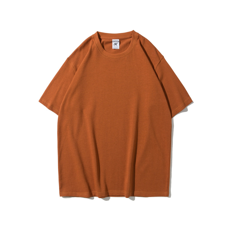 High Quality 280GSM 100% Cotton Fashion Loose Men's Blank T-Shirt Custom Printed