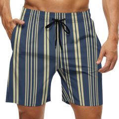 120gsm100% polyester two-way stretch men's beach swim trunks