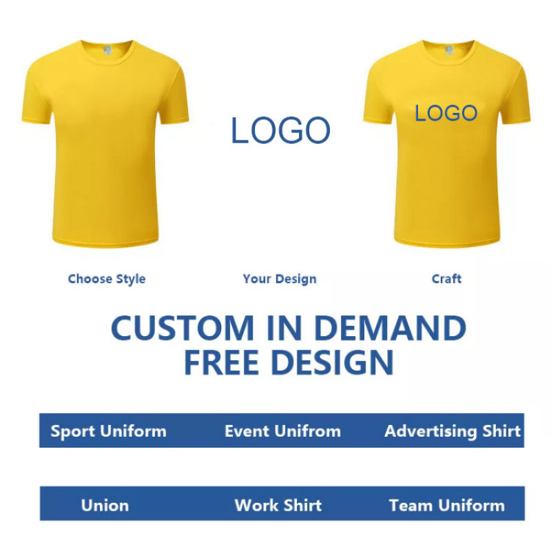 Mesh Quick Drying Printing Advertising Culture Shirt Men