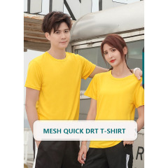 Mesh Quick Drying Printing Advertising Culture Shirt Men