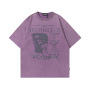 Wash Vintage DTG Printed Men Oversized T Shirt