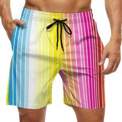 Logo 100% Polyester Men's Fishing Surf Swim Shorts