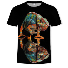 Summer new fashion men's T-shirt 3D printing