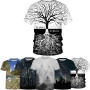 Cotton crew neck tropical plant t-shirt men's 3d full print