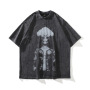 Cotton Men's Round Neck Oversized Casual T Shirt