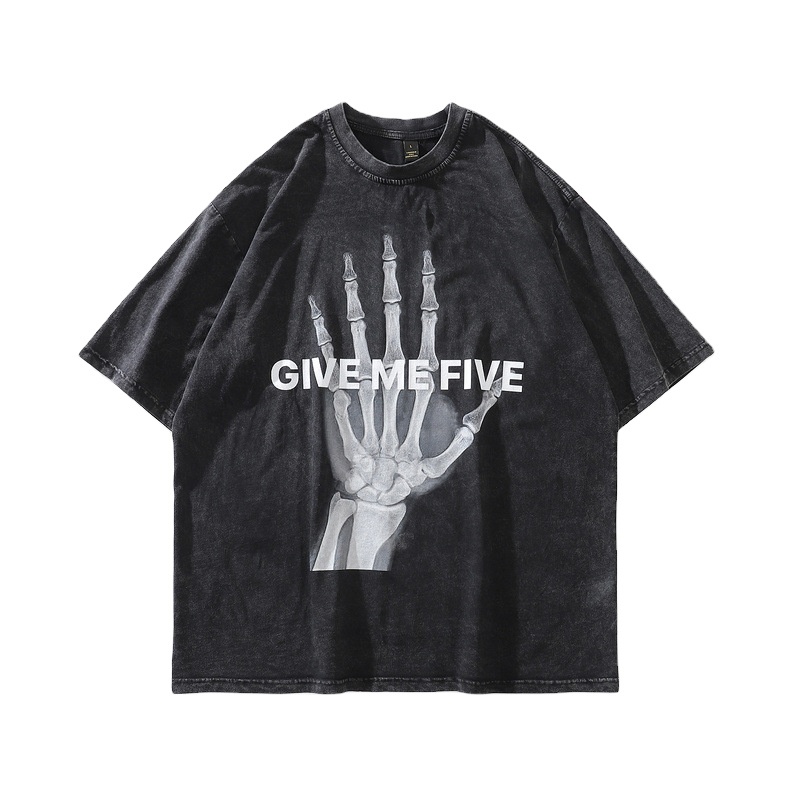 Cotton Men's Round Neck Oversized Casual T Shirt