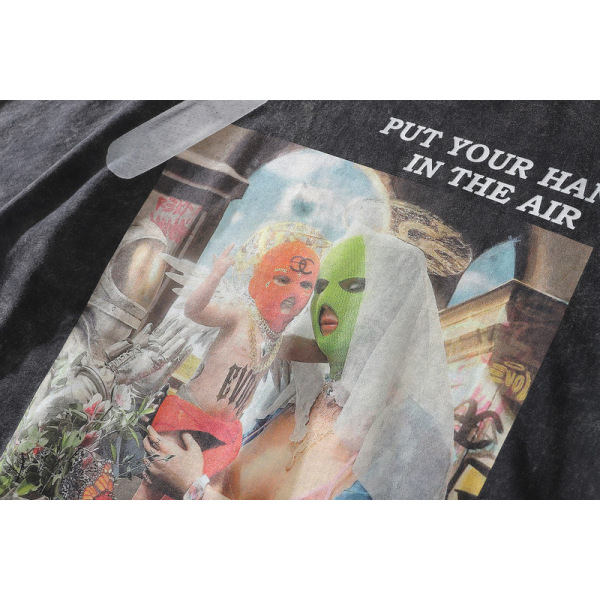 Sublimation digital printed T-shirt 100% cotton