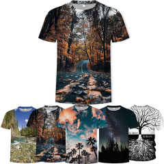 Unisex Digital 3d Printed T Shirts Men