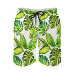 Men's Summer Printed Drawstring Shorts