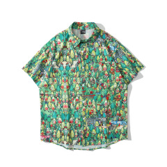 3D Print Mens Floral Shirts Hawaiian Mens