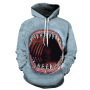 Men's Animal Tiger 3D Print Full Print Hoodie Large Size