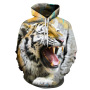 New 3D Digital Print Animal Print Men's Hoodie S-5XL