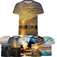 Digital Printing 3D Full Print Design Shirt Unisex T-Shirt