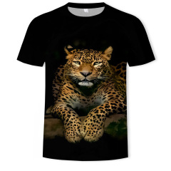 Big Tall Full 3d Digital Printing Fashion T-Shirts For Men