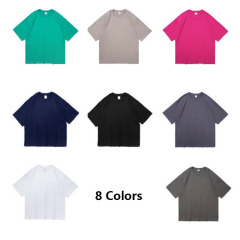 High Quality Boxy Fit Summer 240GSM 100% Cotton Drop Shoulder Oversized Men's T-shirts