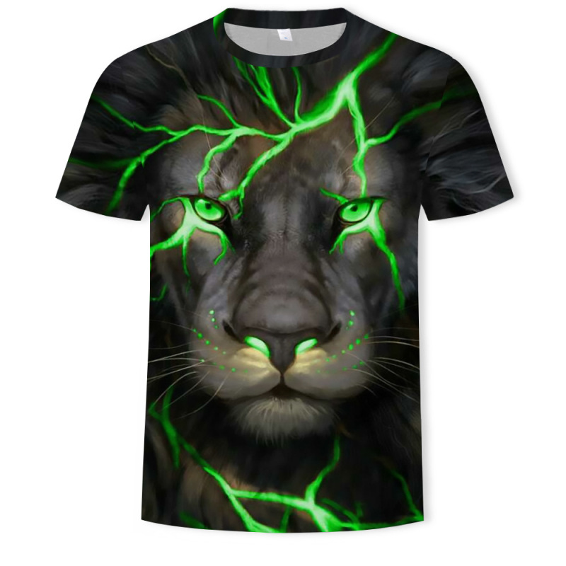 100% Combed Cotton Animal Chimp Digital Print Oversized Men's T-Shirt