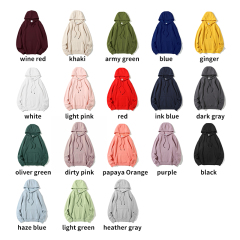 High quality 400gsm pullover custom logo oversized blank men's hoodie