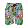 Polyester Sublimated Hawaiian Print Men Swimwear Beach Shorts