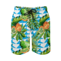 Polyester Sublimated Hawaiian Print Men Swimwear Beach Shorts