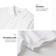 High Quality 230g 100% Cotton Pique Printed Logo Casual Polo Shirt