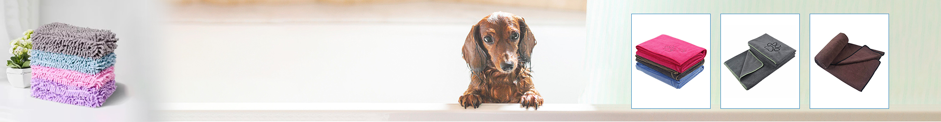 Toalla de baño para mascotas