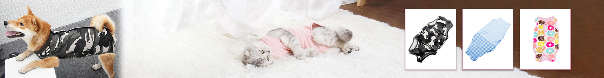 Traje de recuperación de mascotas