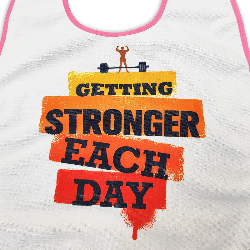 Wholesale Custom Adult Bibs Waterproof Clothing Protector Women Reusable Washable Adult Bib