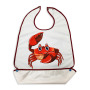 Waterproof Reusable Adult Food Bib Washable Feeding Protector Bib for Men and Women