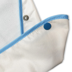 Waterproof Washable Dining Clothing Protector Reusable Adult Bibs with Optional Crumb Catcher