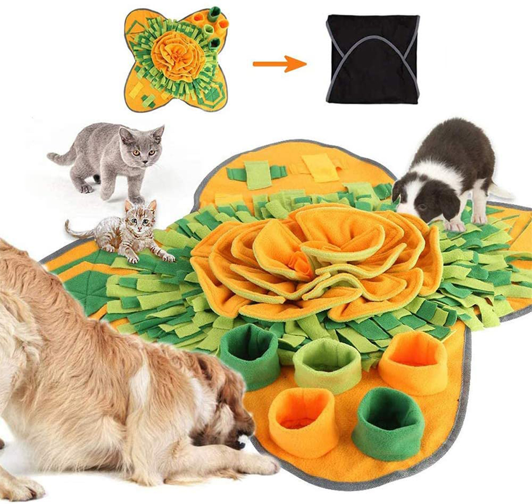 Tapete de alimentación para habilidades de forrajeo natural, tapete para olfatear para perros y mascotas
