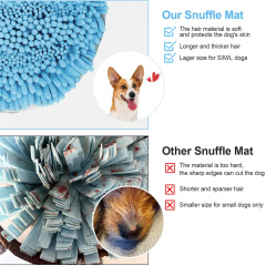 Estera de Snuffle ajustable, juguetes de rompecabezas para perros, estera de forrajeo de mascotas de enriquecimiento para entrenamiento de olores y comida lenta