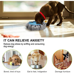 調節可能なスナッフル マット 犬のパズル おもちゃ 強化 ペット 採餌マット 嗅覚トレーニングと遅い食事用