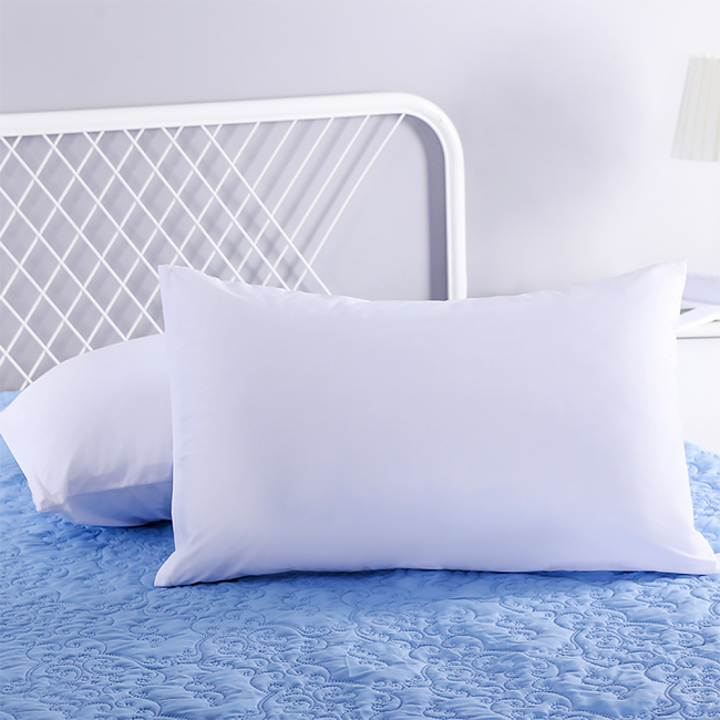Juego de cama personalizado Funda de almohada suave impermeable y no ondulada