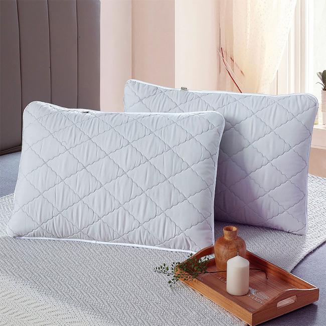 Funda de almohada suave cepillada personalizada impermeable para ropa de cama