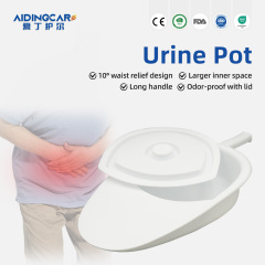 Wholesale PP Plastic Bedpan Guard Handle Eco-Friendly Durable Easy Clean Prevent Spills Home Patient Care Toilet Supplies (Women